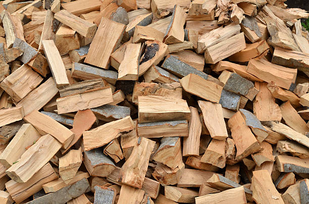 12 Stères de Bûches 40 cm en Vrac (8,88m3) 100 % feuillus durs stockés à l’abri. Prêt à l’emploi.