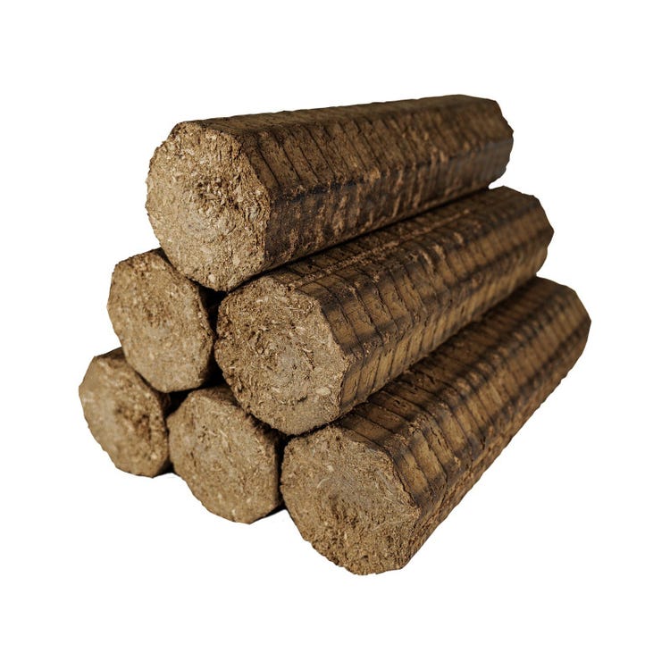 Buches compressées Haute Performance - 39 cartons de 6 bûches - 100% naturelles